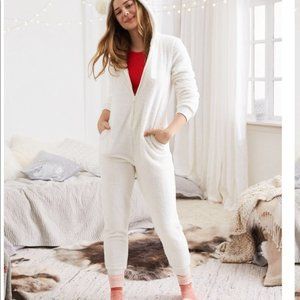 AERIE DREAM SHERPA ANIMAL PAJAMA JUMPSUIT ONSIE